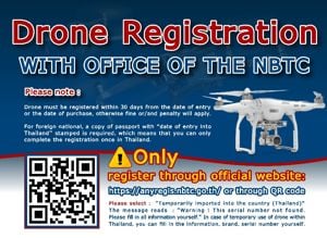 Drone Registration With office of the NBTC